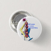 Las- VegasParty Identifikations-Abzeichen-Vintages Button (Vorne & Hinten)