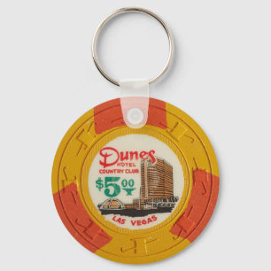 Las- VegasPoker-Chip-Kasino-Spielen veraltet Schlüsselanhänger