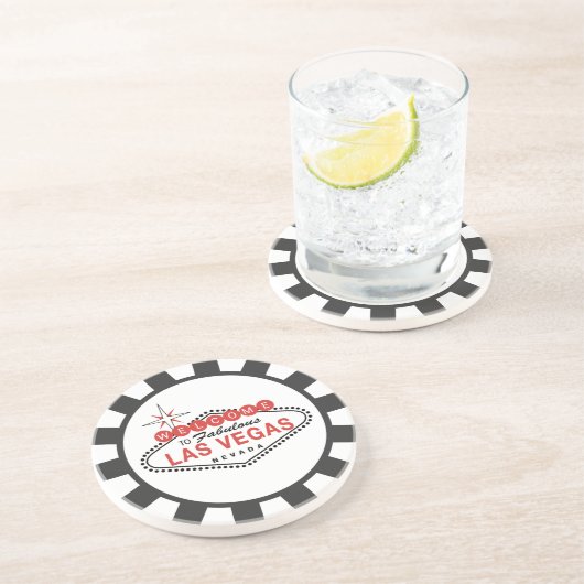 Las- VegasPoker-Chip-Untersetzer Getränkeuntersetzer (Seite)
