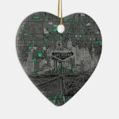 Las- VegasSkyline Keramikornament (Rechts)