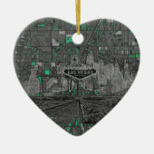 Las- VegasSkyline Keramikornament (Vorne)