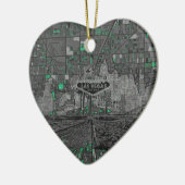 Las- VegasSkyline Keramikornament (Links)