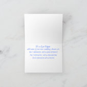 Las Vegasvielzweckkarte Einladung (Innenseite)