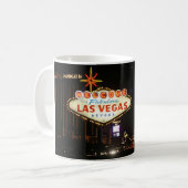 Las- Vegaszeichen-Tasse Kaffeetasse (Vorderseite Links)