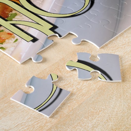 Lasagna Abendessen im italienischen Restaurant Puzzle (Seite)