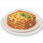 Lasagna Aufkleber (Vorderseite)