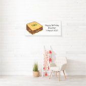 Lasagna Cartoon Illustration Banner (Insitu)