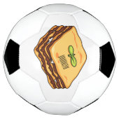 Lasagna Cartoon Illustration Fußball (Gedreht)