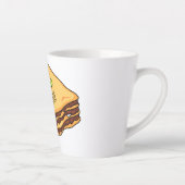 Lasagna Cartoon Illustration Milchtasse (Rechts)