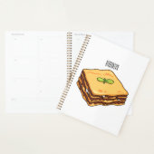 Lasagna Cartoon Illustration Planer (Anzeige)