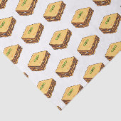 Lasagna Cartoon Illustration Seidenpapier (Ausschnitt)
