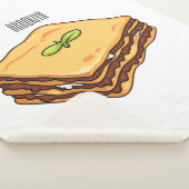 Lasagna Cartoon Illustration Sherpadecke (3/4)