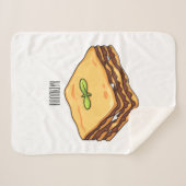 Lasagna Cartoon Illustration Sherpadecke (Vorderseite (Horizontal))
