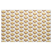 Lasagna Cartoon Illustration Stoff (Fat Quarter (45,7 x 55,9 cm))