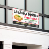 Lasagna Dinner Fundraiser Banner (Äußeres Gebäude)