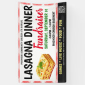 Lasagna Dinner Fundraiser Banner (Vertikal)