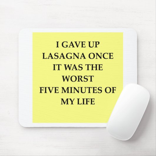 LASAGNA.jpg Mousepad (Mit Mouse)