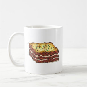 Lasagna Lasagna Italienische Küche Kaffeetasse