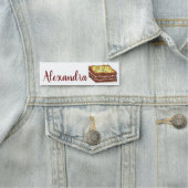 Lasagna Lasagna Italienische Küche Namensschild (Beispiel)