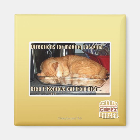 Lasagne Magnet (Vorne)
