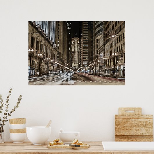 LaSalle St Poster (Küche)