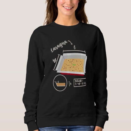 Lasange und Mathe Meme Mathe Lehrer Sweatshirt (Vorderseite)