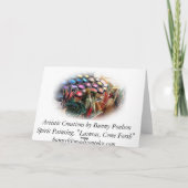 Lasarus, Come Forth Karte (Rückseite)