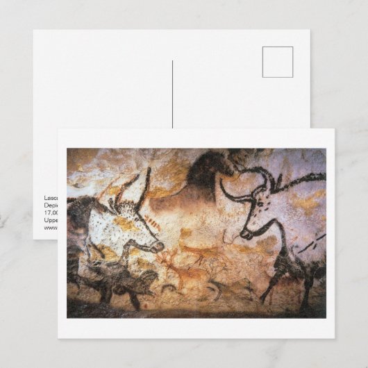 LASCAUX Art Postkarte (Vorne/Hinten)