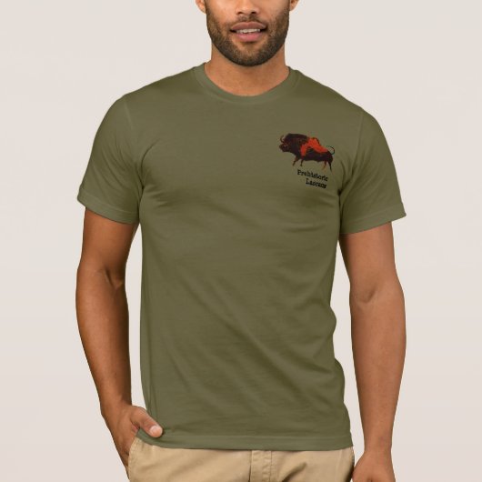 Lascaux Bison T-Shirt (Vorderseite)