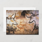 Lascaux Bulls Buffalo Cave Painting Postkarte (Vorne/Hinten)