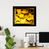 Lascaux Deer Herd Poster (Heimbüro)