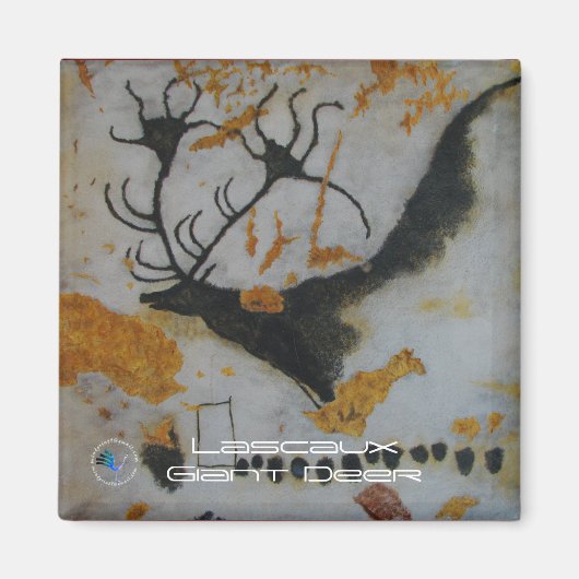 Lascaux Giant Deer Magnet (Vorne)