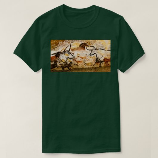 Lascaux Hall of the Bulls Deer and Aurochs 1 T-Shirt (Design vorne)