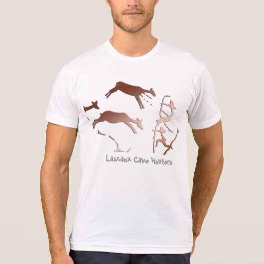 Lascaux Hirsch-Jagd T-Shirt (Vorderseite)