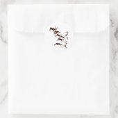 Lascaux Höhlenkunst Runder Aufkleber (Tasche)