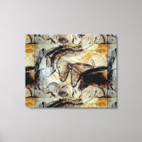 Lascaux Höhlenmalerei auf Leinwand