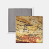 Lascaux Höhlenmalerei Magnet (Vorderseite/Rückseite)
