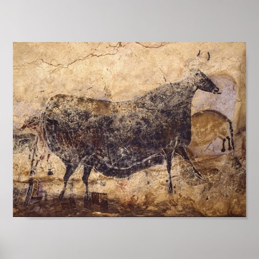 Lascaux Höhlenmalerei Poster (Vorne)
