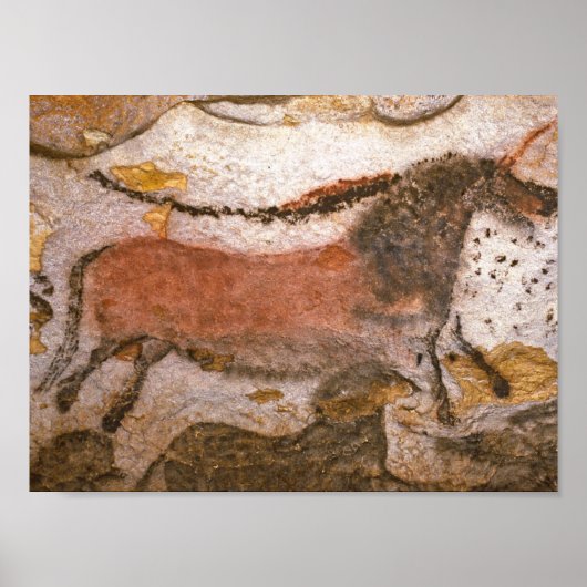 Lascaux Höhlenmalerei Poster (Vorne)