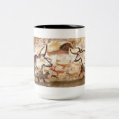 Lascaux Höhlenmalerei: Stiere Zweifarbige Tasse (Mittel)