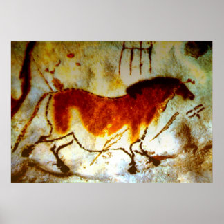 Lascaux Horse (extra groß) Poster