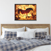Lascaux Horse Leinwanddruck (Insitu (Schlafzimmer))