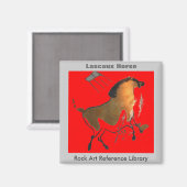 Lascaux Horse Magnet (Vorderseite/Rückseite)