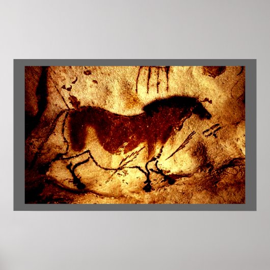 Lascaux Horse Poster (Vorne)