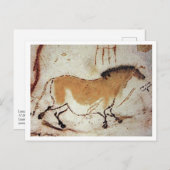 LASCAUX HORSE POSTKARTE (Vorne/Hinten)