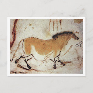 LASCAUX HORSE POSTKARTE