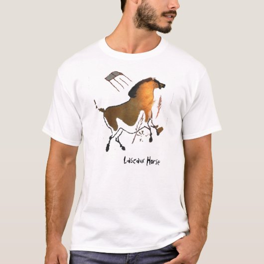 Lascaux Pferd T-Shirt (Vorderseite)