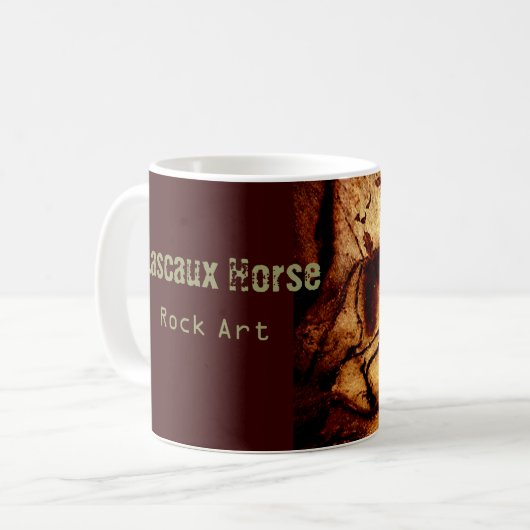 Lascaux Pferd Tasse (Vorderseite Links)