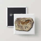 Lascaux Pferdestein Button (Vorne & Hinten)
