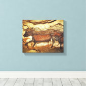 Lascaux prähistorische Höhlenmalerei Leinwanddruck (Insitu (Holzboden))